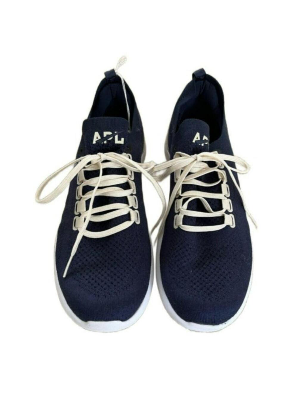 BNWOT APL Athletic Propulsion Labs Men's Navy & Cream TechLoom Breeze Size 9 /42